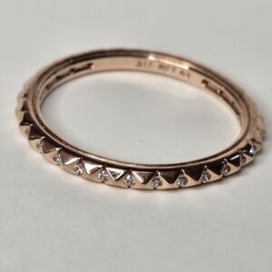 Pandora Rose Gold Studded Ring